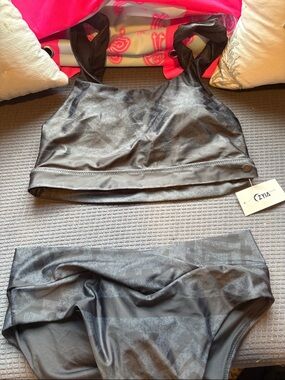 Zyia Pipa Black Aztec NWT XXL Bikini